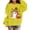 00-Yellow#1477, variant on Kiijoy Halloween Girls Graphic Sweatshirt Loose Crewneck Pullover, Black, Sizes 2-3T