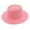 Watermelon red, variant on Kelon Women Roll Up Straw Panama Hat, Wide Brim Fedora Style, Foldable Beach Sun Hat, One Size Sun Hats