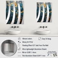 thumbnail image 4 of Designart "Stone Mosaic in Yellow and Grey Tones I" Abstract Marble Oversized Wall Mirror - Modern Abstract Office Mirror Wall Decor - Multiple Color Options, 4 of 6