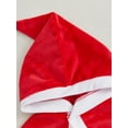 thumbnail image 6 of aturustex Toddler Baby Girls Christmas Party Costume 0 3M 6M 9M 12M 18M Infant Santa Belt Sleeveless A-Line Guaze Romper Dress Hooded Cloak Little Girshion Cute Casual Party Clothes for Baby, 6 of 9