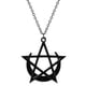 thumbnail image 1 of Collar con pentagrama y colgante de aleación con baño hueco, 1 of 3