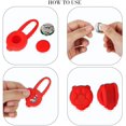 thumbnail image 4 of Luces de collar de perro, 5 piezas de luces LED para perros con clip con 3 modos de silicona impermeable para perros, mascotas, gatos, luces de seguridad intermitentes de colores para caminar al aire libre por la noche (baterías incluidas) Sailing Electrónica, 4 of 6