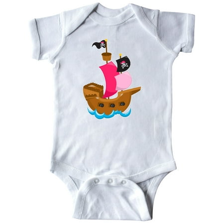 

Inktastic Pirate ship Gift Baby Girl Bodysuit