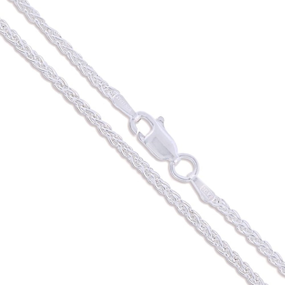 925 STERLING SILVER 20"24"30"X3MM SILVER/GOLD MOON BEAD CHAIN CROSS PENDANT*P146 