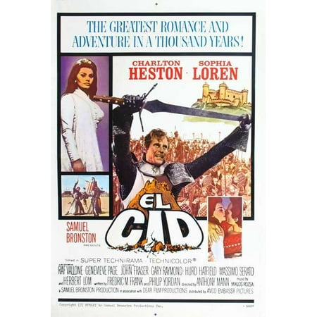 El Cid POSTER (27x40) (1961) (Style C)