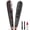 Black, variant on Tome Steam Hair Straightener Brush Dual Voltage, Ionic Straightening Comb Fast Styling for Frizzy & Curly Hair,Black