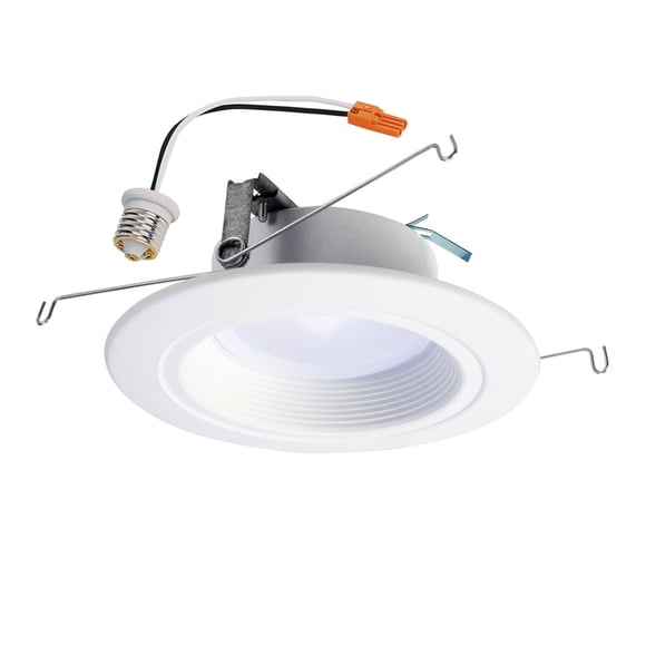 Lámpara empotrada Retrofit Halo Serie RL56, color blanco mate