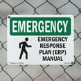 thumbnail image 4 of Response Plan (ERP) Manual With Symbol OSHA Emergency Aluminum Sign 24 Inch x 18 Inch - 10 Pack, 4 of 8