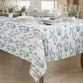 thumbnail image 2 of Fennco Styles Garden Lavender Print Tablecloth - Various Size for Home, Dining Room Décor, 2 of 12