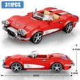 thumbnail image 3 of Car Series Building Blocks Model Sets Sports Racing Speed Champion DIY Educational Bricks Toys Boys Kids Adult Christmas Gifts, 3 of 5