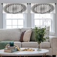 thumbnail image 4 of LALILO Kitchen Curtain Valance Mandala Vintage Decorative Rod Pocket Window Curtain 52"x 18" Set of 2, 4 of 5