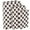 White Polka Dot Faux Book Storage Geometric Rectangle S/3 13", 11", 9"H, variant on DecMode Polka Dot Faux Book Storage White Faux Leather Decorative Box with Black and Metallic Gold Accents, 3 Count