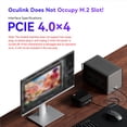 thumbnail image 4 of PC Aoostar Mini PC 11Pro 32G DRR5 RAM 1T SSD Mini Desktop Computer Ryzen ™ 9 6900HX Procesador 8 Núcle 16 Subprocesos Wifi6 BT5.2 Wifi6 BT5.2 Dual 2.5G Puertos Lan, 4 of 6
