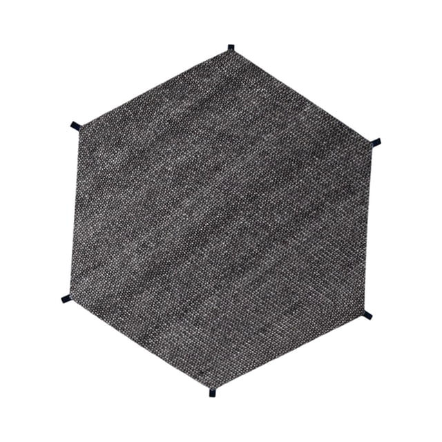 QualitChoice Couverture Pare-Soleil pour Trampoline Seulement Été Résistant aux Déchirures 6 Pieds Couverture Dessus de Trampoline Extérieur Noir 6 Pouces
