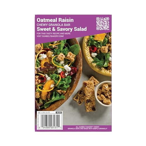 Sunbelt Bakery Oatmeal Raisin Chewy Granola Bars, 40-1.0 OZ Bars (5 Boxes)