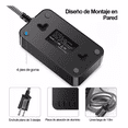 thumbnail image 3 of Multicontacto Regleta de Enchufe Con Usb Negro, 3 of 3