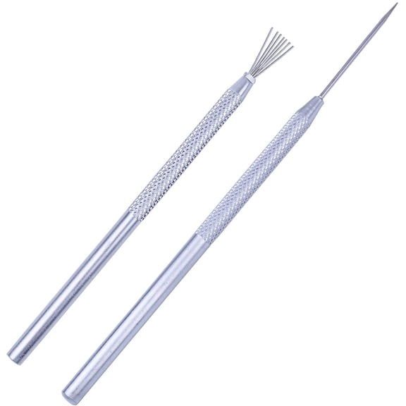 Clay Pottery Sculpture Feather Wire Texture   Pro Needle Detail Tools