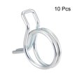 thumbnail image 2 of Unique Bargains Double Wire Motorcycle ATV 18mm Fuel Line Hose Tube Spring Clips Clamp Zinc Plated 10Pcs, 2 of 3