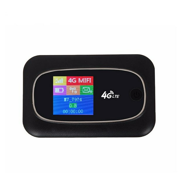 Eccomum 4G LTE CAT4 150Mbps Mobile WiFi Portable Portable WiFi Wireless Wifi Router Portable Router with SIM Card Slot Black -