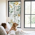 thumbnail image 2 of Reusable Frosted Window Coverings, Sage Green Eucalyptus Window Privacy Film Frosted, Spring Floral Botanical Farmhouse Sun Blocking Windows Stickers for Kitchen Front Door, 23.6 x 59 Inches, 2 of 9