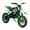 Green, variant on Aqzb 49cc 2-Stroke Mini Dirt Bike, Gas Powered Kids Mini Bike with Front & Rear Disc Brake, Off Road Mini Motorcycle, Up to 25mph, Red