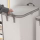 thumbnail image 4 of Almacenamiento resistente con asas reforzadas Bolsas de almacenamiento extragrandes para ropa Bolsa de mano Cremallera doble reforzada para ahorrar espacio Viajes para el hogar y, 4 of 7