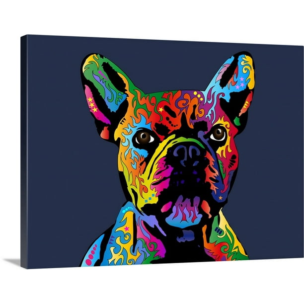 Great BIG Canvas "French Bulldog" Canvas Wall Art 24x18 Walmart
