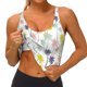 thumbnail image 3 of Fotbe Hawaiian Coconut Tree Sujetador Deportivo Largo sin Aros para Mujer con Almohadillas y Soporte Medio, Transpirable y Absorbente, Camiseta Tipo Chaleco o Tank Top-X-Large, 3 of 8