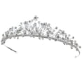 thumbnail image 2 of SAMKY Rhinestone Crystal Tiara Copper Bridal Crown for Elegant Wedding Hairstyles, 2 of 6