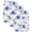 Blue, variant on Blue Flowers Kitchen Towels Set of 3, Farmhouse Botanical Floral Leaves Country Absorbent Dish Towels for Kitchen, Microfiber Hand Towel, Quick Drying Tea Towel for Cleaning Decorative Dishcloths
