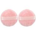 thumbnail image 3 of Miangastore Small Loose Powder Puff Makeup Powder Puffs Pink Cotton 2Pcs 3x3x0.8in, 3 of 8