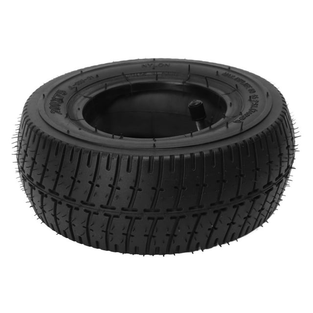 Inflatable Outer Inner Tire, Kart Pneumatic Tire 8 Inch Shock Absorbing Stable Driving Impact Resistant For Repairing