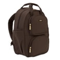 thumbnail image 2 of NoJo Espresso Coffee Backpack Diaper Bag with Luggage Sleeve and 9 Pockets, 2 of 5