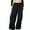 Black, variant on Aofany Womens Drawstring High Waisted Cargo Pants Y2K Wide Leg Parachute Pants Baggy Trousers with Pockets