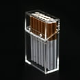 thumbnail image 4 of Acrylic Transparent Cigarette Case Portable Package Dust-proof Storage Box, 4 of 6