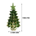 thumbnail image 3 of hulanddfd Christmas Crystal Tree Miniature Figurines, Glass Christmas Tree Ornament Mini-landscapes gor Home Decor Gift Tabletop Decor C, 3 of 7