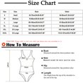 thumbnail image 3 of Dealovy Bodysuits for Women Low Cut Slim Fitted Solid Color Shapewear Spaghetti Strap Sleeveless Basic Jumpsuits, 3 of 4