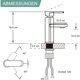 thumbnail image 4 of Bathroom Faucet Single Lever Sink Mixer Tap with Drain Chrome Sink Faucet Hot and Cold Adjustable Bathroom Faucet (Without Faucet Hoses), 4 of 5