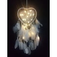 thumbnail image 1 of Dream Catcher, Feather Dreamcatcher, Dream Catcher With Led Light White,, 1 of 1