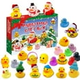 thumbnail image 4 of Christmas 24 Days Countdown Advent Calendar with 24 Rubber Ducks for Boys, Girls, Kids and Toddlers, Christmas Party Favor Gifts, 4 of 6