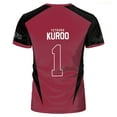thumbnail image 4 of Anime Haikyuu Nekoma Jersey Uniform T-shirt Kozume Tetsurou Kuroo Cosplay Costume High School Volleyball Club Men Sportswear Tee, 4 of 22