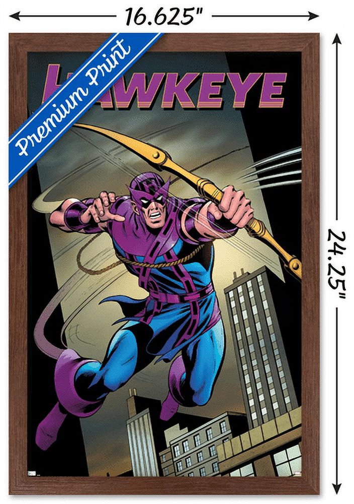 Marvel - Hawkeye - Hawkeye Freefall #1 Wall Poster, 14.725" x 22.375", Framed