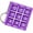 Purple, variant on Tic Tac Toe Metal Keychain Keyring Holder Backpack Charm-One Size (Purple)