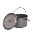 thumbnail image 4 of Titanium outdoor pot Titanium Camping Tableware Outdoor Kitchen Cooking Pot Hiking Trekking, 4 of 8