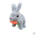 thumbnail image 2 of Juguete interactivo de conejito de Pascua para – conejito electrónico saltarín con sonidos, caminar, mover orejas y nariz – Regalo de conejo de peluche para cesta de Pascua, niños pequeños y niñas, 2 of 5