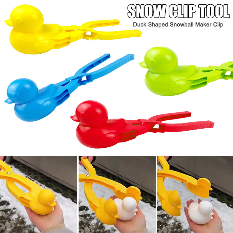 Duck Shaped Snowball Maker Clip Children Outdoor Winter Snow Sand Mold ToTE 