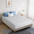 thumbnail image 4 of BaliChun Queen Size Mattress Pad Cotton Top Mattress Topper Fitted Quilted Mattress Cover Soft Breathable Pillow Top Cooling Mattress Protector Stret, 4 of 7