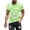 B-Green, variant on Yufatyle Short Sleeve Shirts for Men Crew Neck Shirts for Men Short Sleeve Quick Dry Fashion Tie-dye T-Shirts, Blue-L