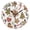 Black, variant on Christmas Gingerbread Man Wall Clock 10in Round Artistic Oil Painting Home Decor Desk Table Clock