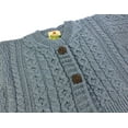 thumbnail image 3 of Aran Knit Cardigan A Line 100% Merino Wool, 3 of 7